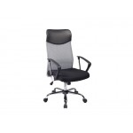 Biuro kėdė Q-025 juoda/pilka eko